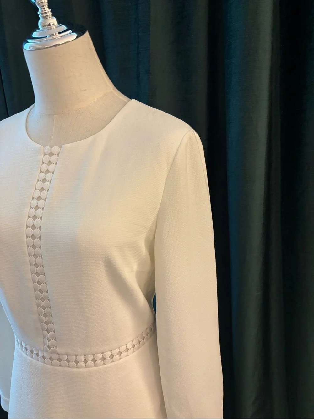 Club Monaco White Long-Sleeve Dress - Picture 5 of 9